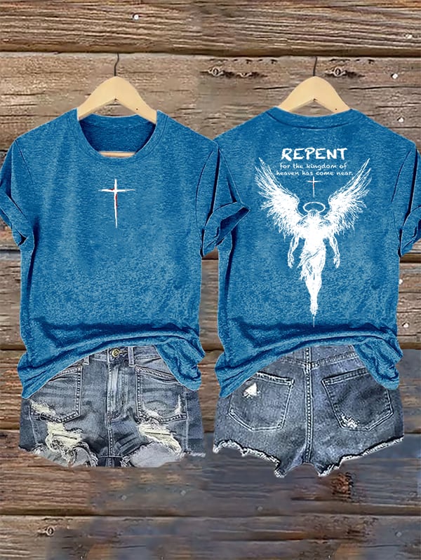Women's REPENT Print T-Shirt