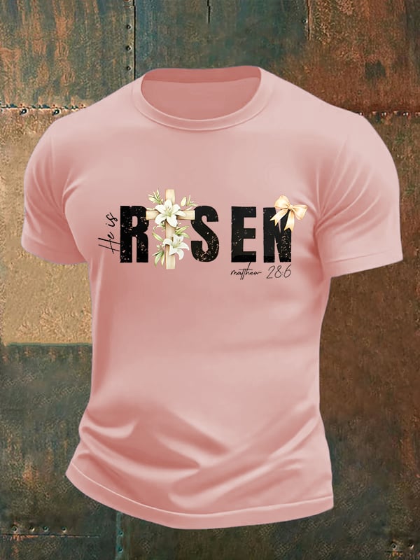 Men's He is Risen Print T-Shirt