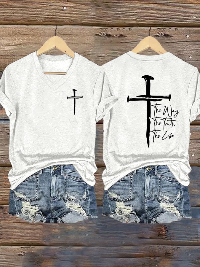 Women's The Way The Truth The Life Print T-Shirt