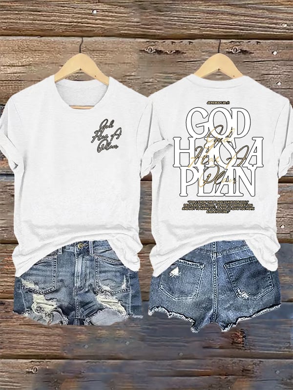 Women's God Has a Plan T-Shirt