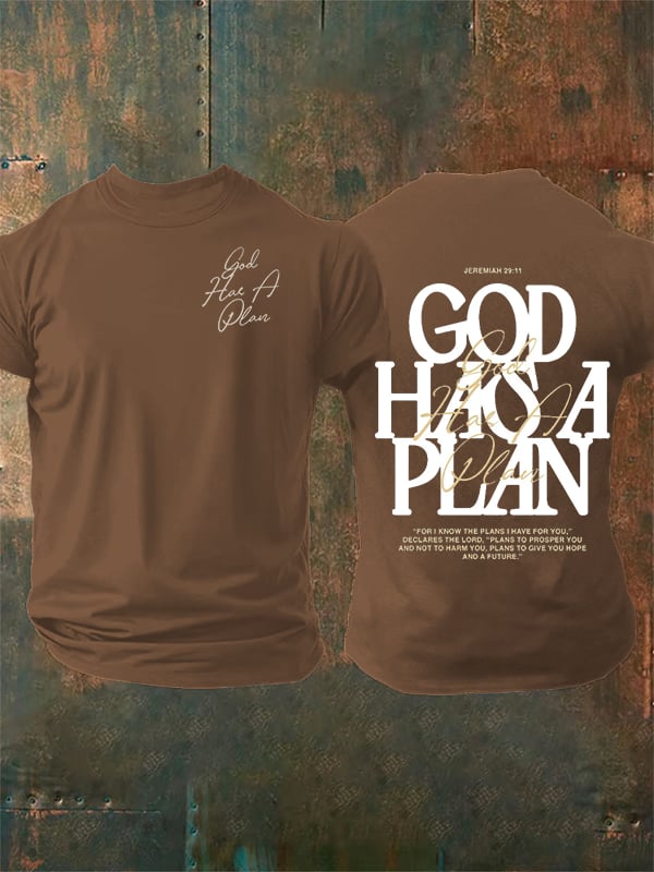 Men's God Has a Plan T-Shirt