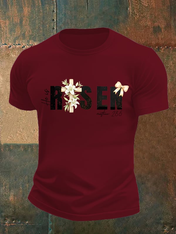 Men's He is Risen Print T-Shirt