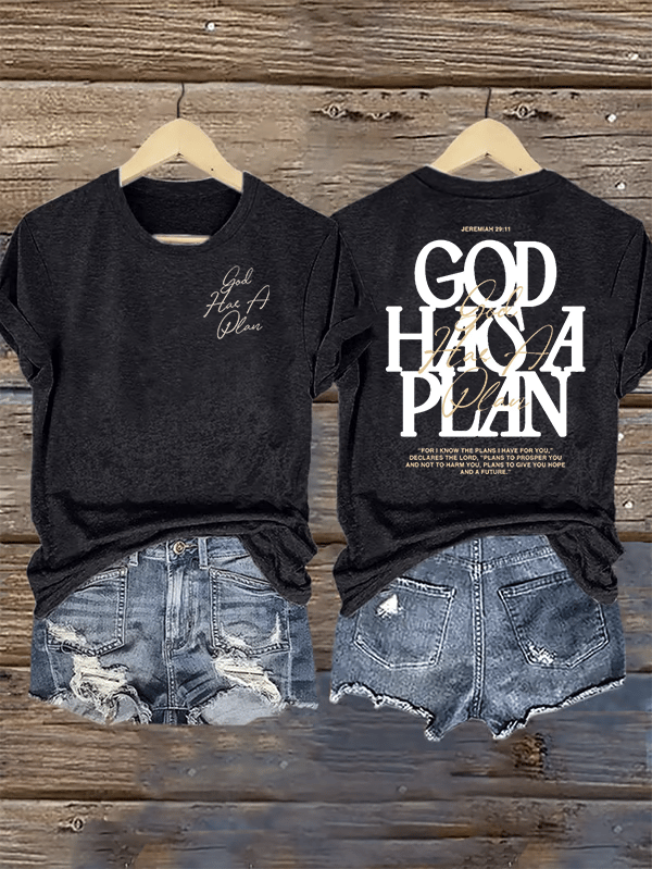 Women's God Has a Plan T-Shirt