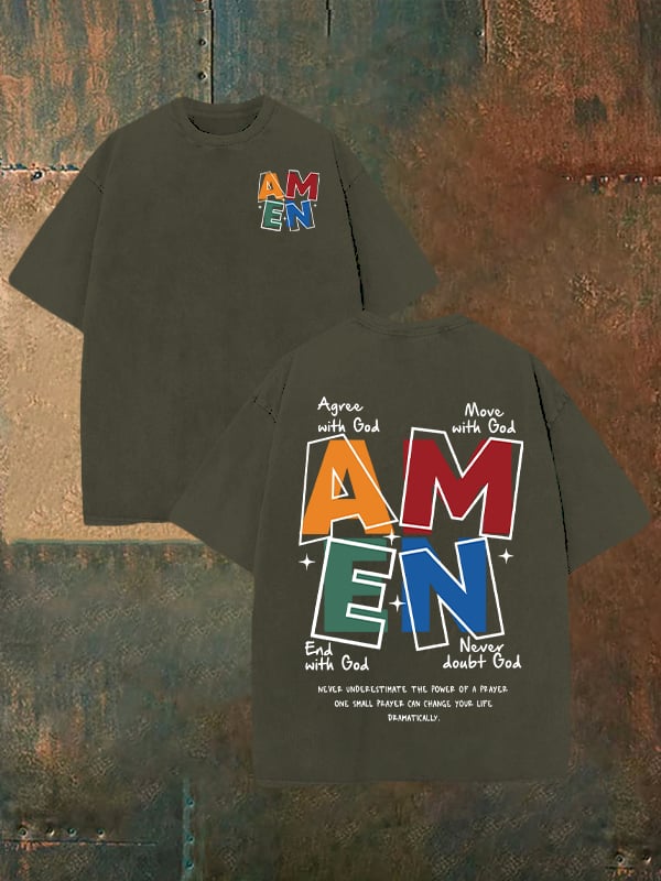 Unisex AMEN Washable T-shirt