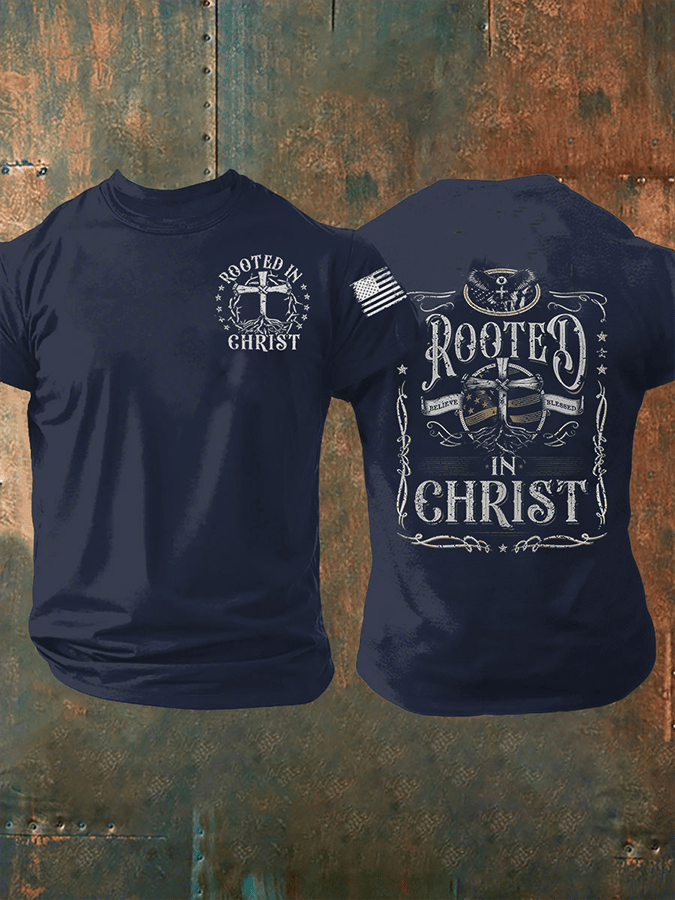 Men's Rooted In Christ Short-sleeved T-shirt