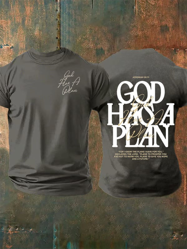 Men's God Has a Plan T-Shirt