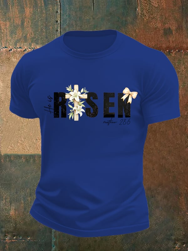 Men's He is Risen Print T-Shirt