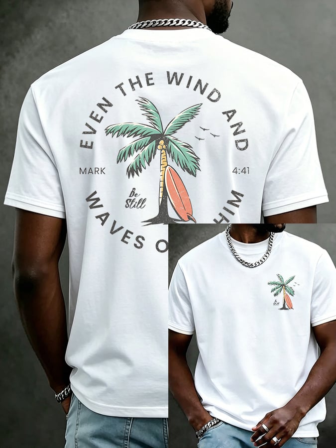 Men'S Casual Faith Short-Sleeved T-Shirt