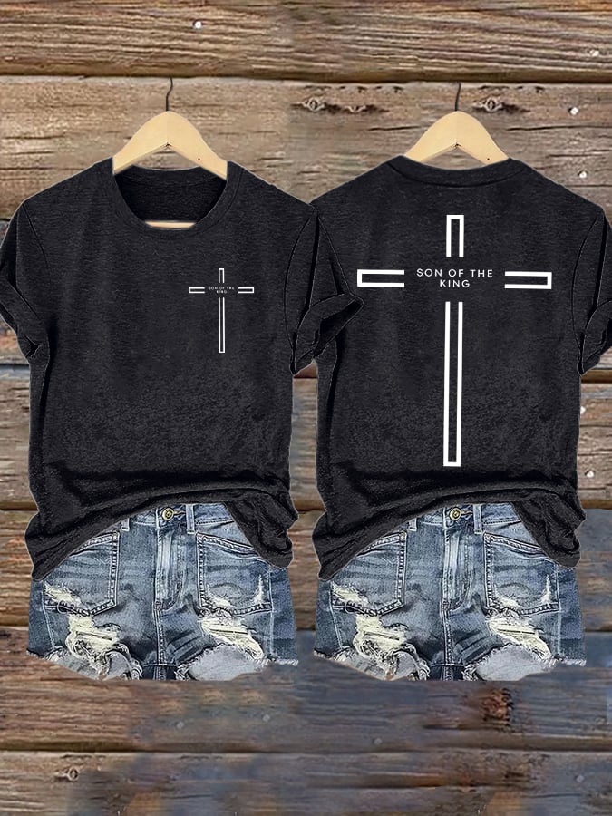 Women'S Casual Faith Short Sleeve T-Shirt