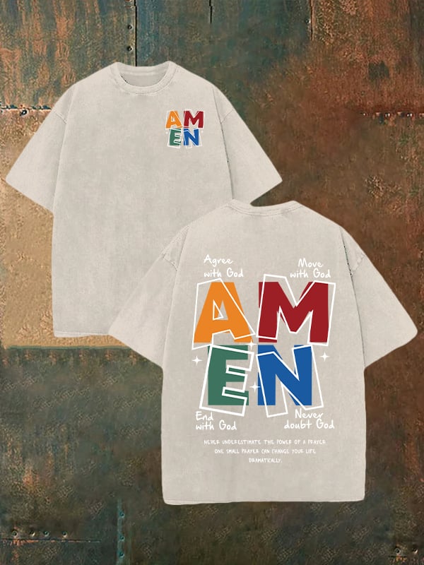 Unisex AMEN Washable T-shirt