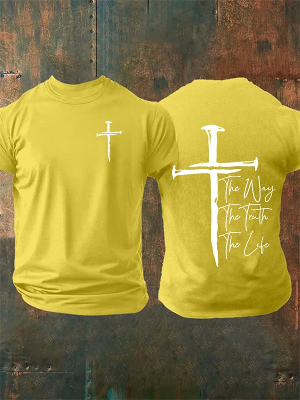 Men's The Way The Truth The Life Print T-Shirt