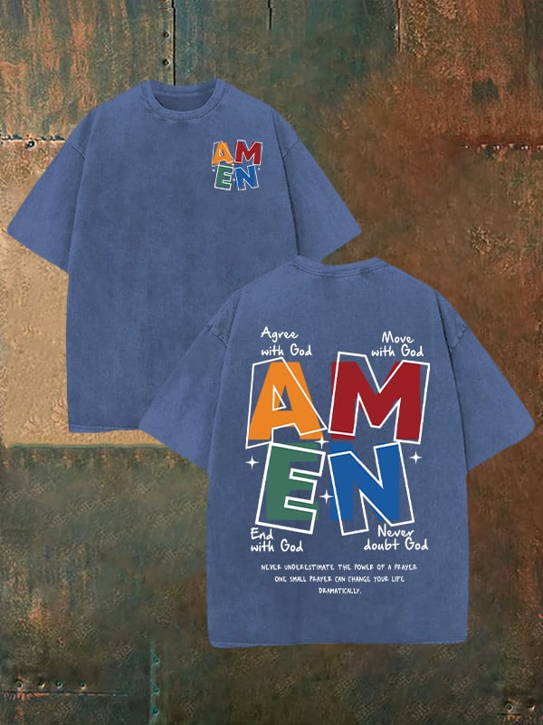 Unisex AMEN Washable T-shirt