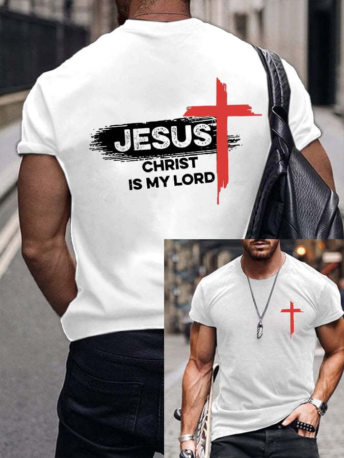 Men'S Casual Faith Short-Sleeved T-Shirt