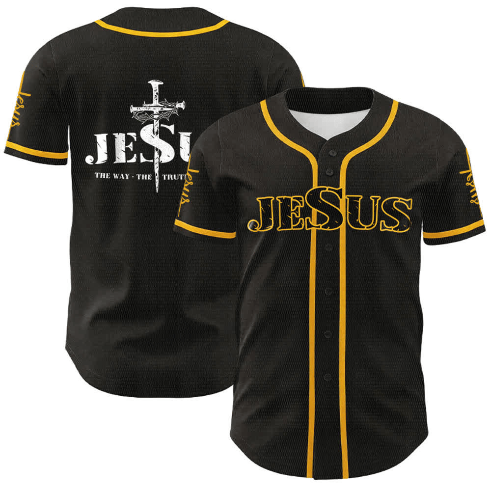 Men's JESUS Printed Casual Top