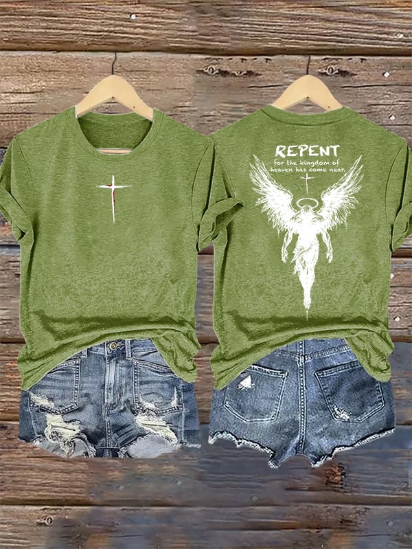 Women's REPENT Print T-Shirt