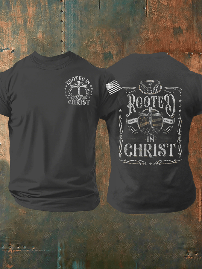 Men's Rooted In Christ Short-sleeved T-shirt