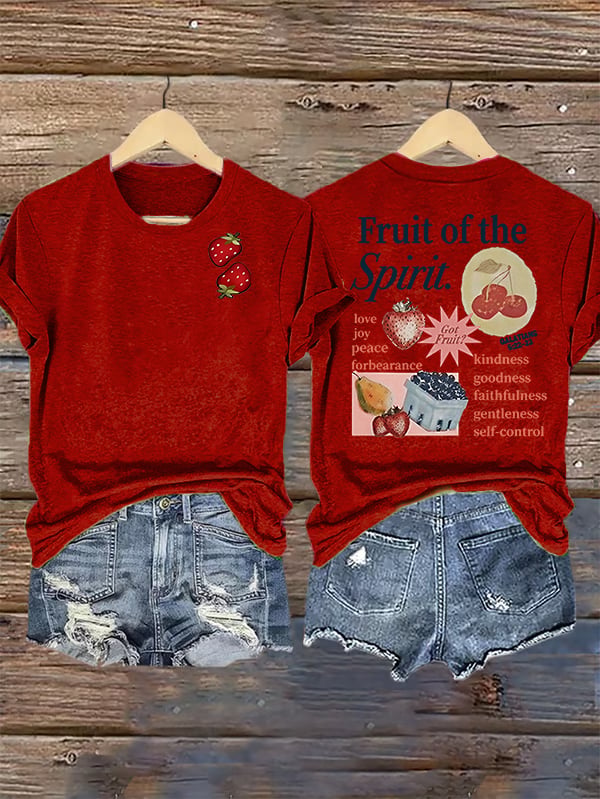 Women's Fruit of the Spirit Print T-Shirt