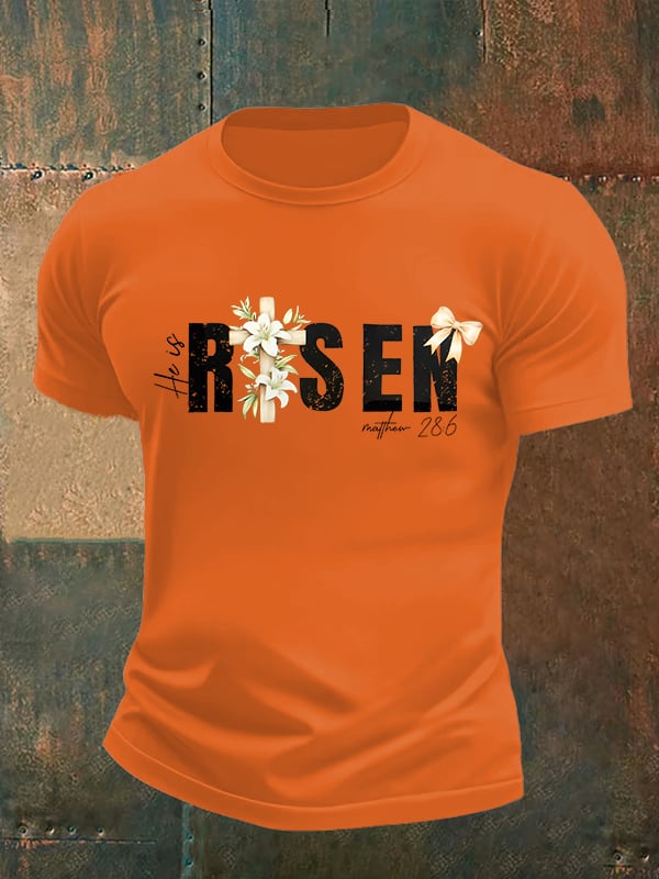 Men's He is Risen Print T-Shirt