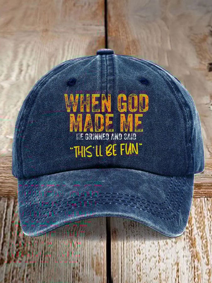 Women'S Casual Faith Graphic Print Baseball Cap