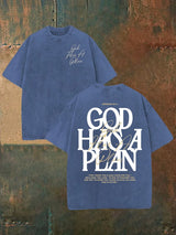 Unisex  God Has a Plan  Washable T-shirt