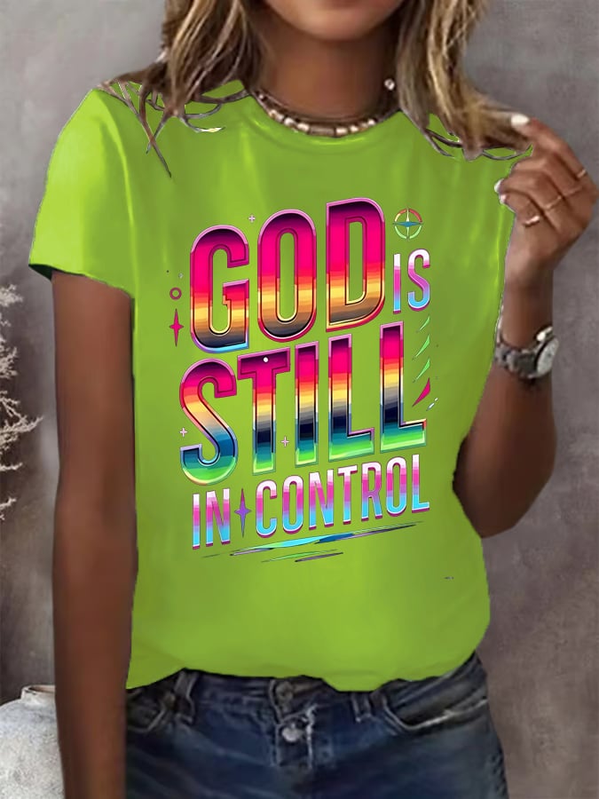 Women's Floral Christian  T-shirt