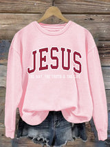 Women's  JESUS THE WAY, THE TRUTH & THE LIFE printed Sweatshirt