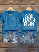Women's  God Has a Plan  T-Shirt