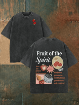 Unisex  Fruit of the Spirit Print  Washable T-shirt
