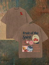 Unisex  Fruit of the Spirit Print  Washable T-shirt