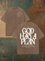 Unisex  God Has a Plan  Washable T-shirt