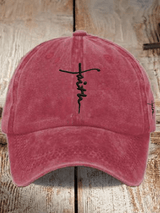 Unisex Christian faith embroidered hats