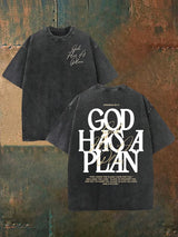 Unisex  God Has a Plan  Washable T-shirt