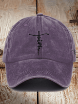 Unisex Christian faith embroidered hats