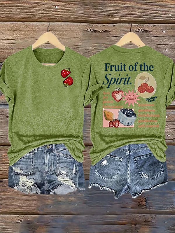 Women's  Fruit of the Spirit Print T-Shirt