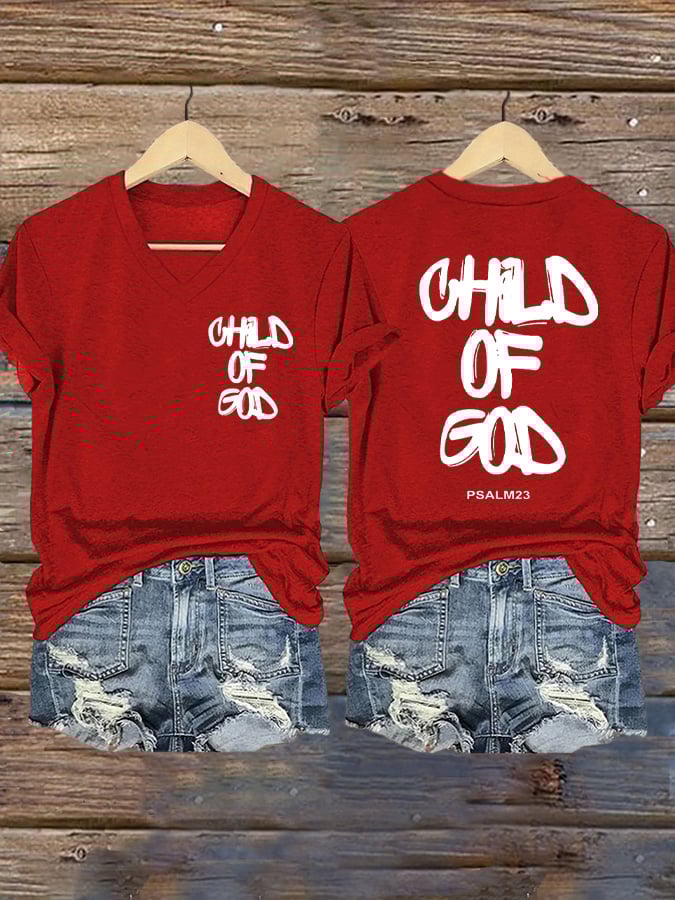 Women's Child Of God Print T-Shirt