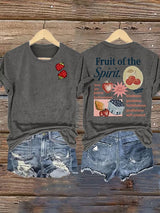 Women's  Fruit of the Spirit Print T-Shirt