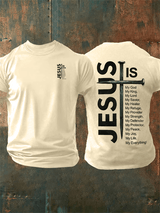 Men's JESUS IS My God Print T-Shirt