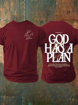 Men's  God Has a Plan   T-Shirt