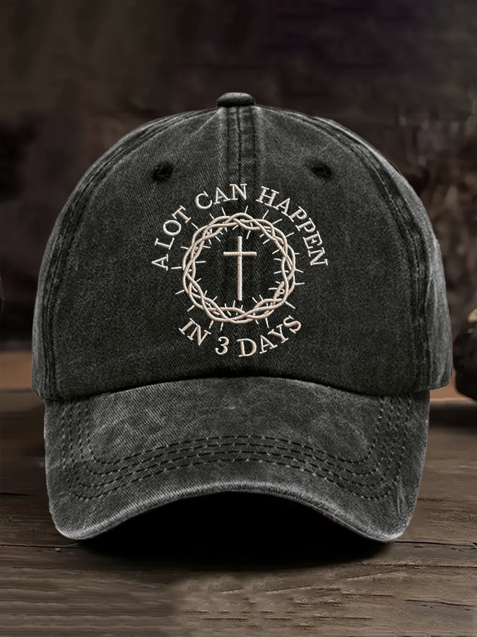 🔥Hot Sale Picks 🔥Unisex A Lot Can Happen In 3 Days Print Baseball Cap