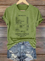 Women's  JESUS PAID IT ALL Print Round-Neck T-Shirt