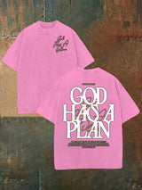 Unisex  God Has a Plan  Washable T-shirt
