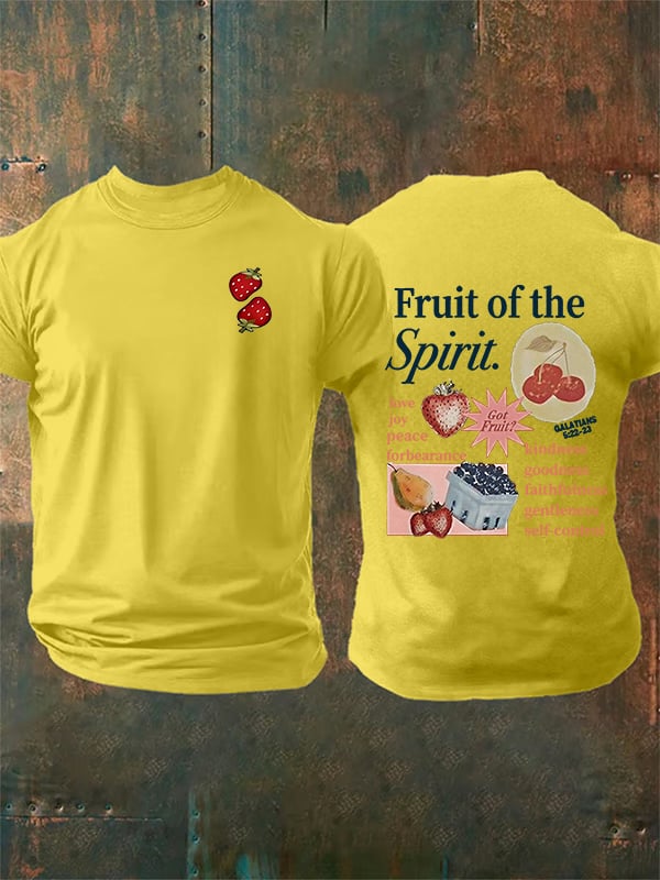 Men's Fruit of the Spirit Print T-Shirt
