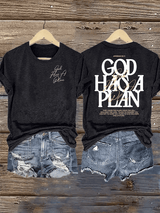 Women's  God Has a Plan  T-Shirt