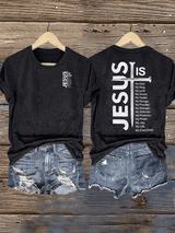 Women's  JESUS IS My God Print T-Shirt
