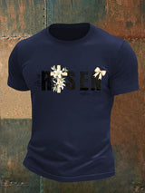 Men's  He is Risen  Print  T-Shirt
