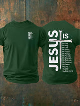 Men's JESUS IS My God Print T-Shirt