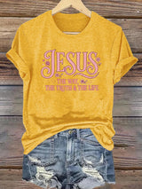 Women's  JESUS THE WAY Printed T-Shirt
