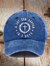 🔥Hot Sale Picks 🔥Unisex A Lot Can Happen In 3 Days Print Baseball Cap