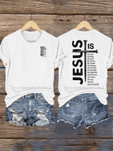 Women's  JESUS IS My God Print T-Shirt