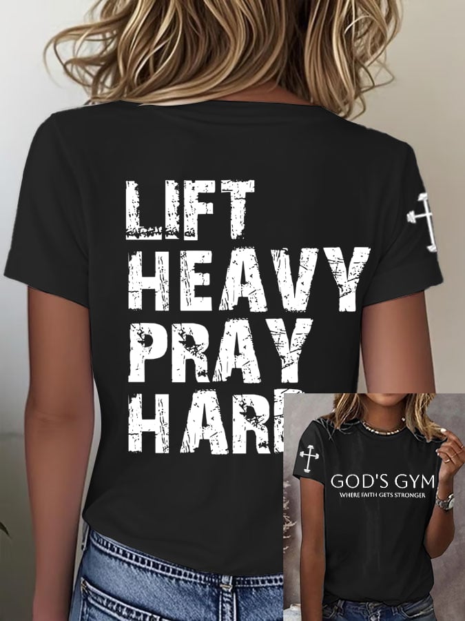 Women's  Gym Faith T-Shirt